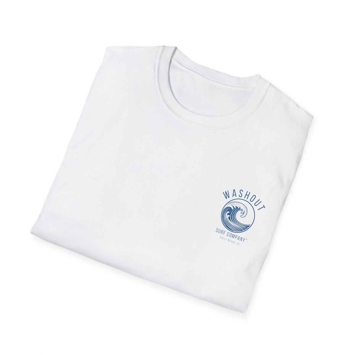 Washout Surf Company Front and Back Logo Tee