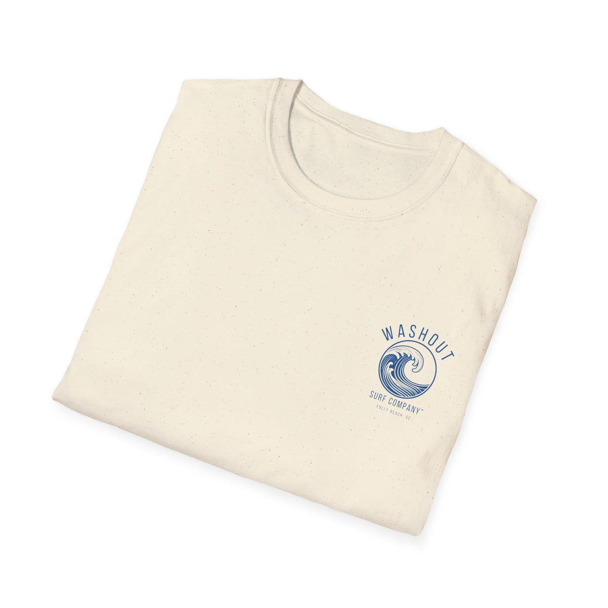 Washout Surf Company Front and Back Logo Tee