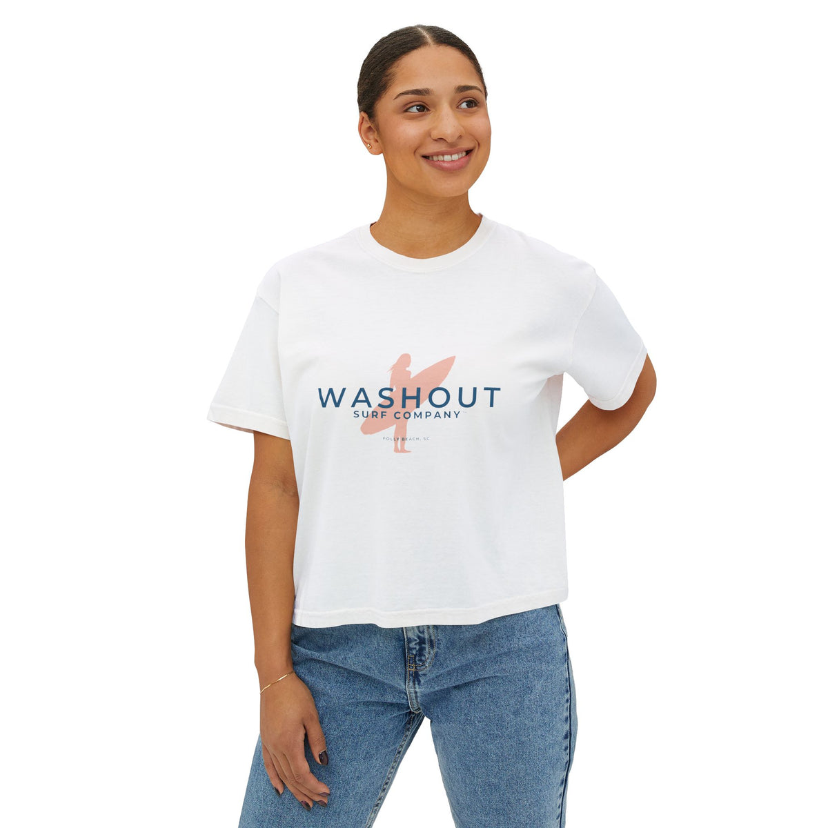 Washout Surf Company Wahine Boxy Tee