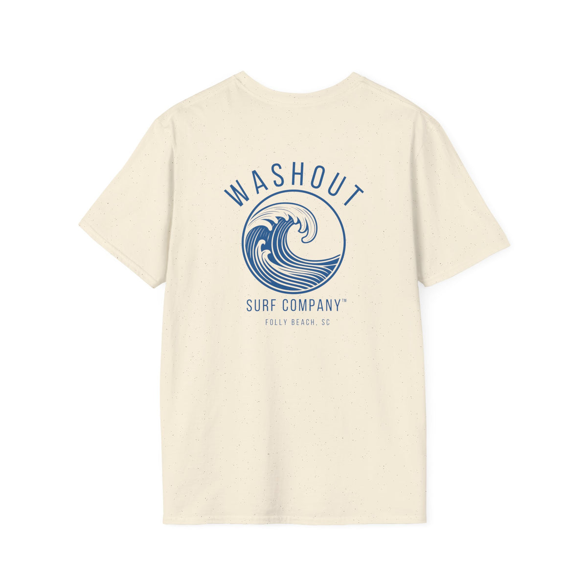 Washout Surf Company Front and Back Logo Tee